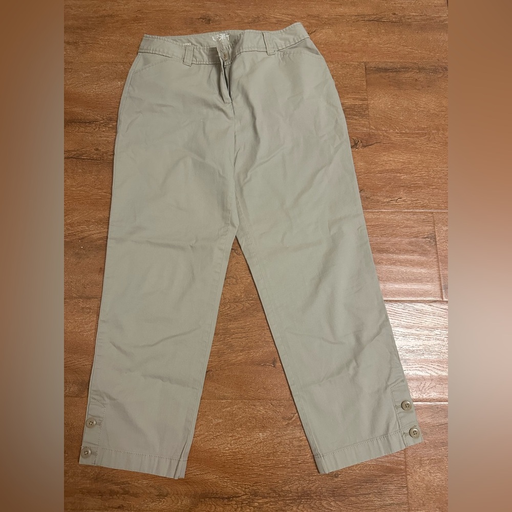 LOFT women Khaki Chinos